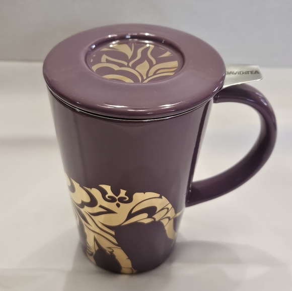 David's Tea mug with steeper and lid. - Picture 5 of 13